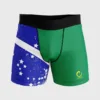 BRAZIL FLAG COMPRESSION SHORT 7"